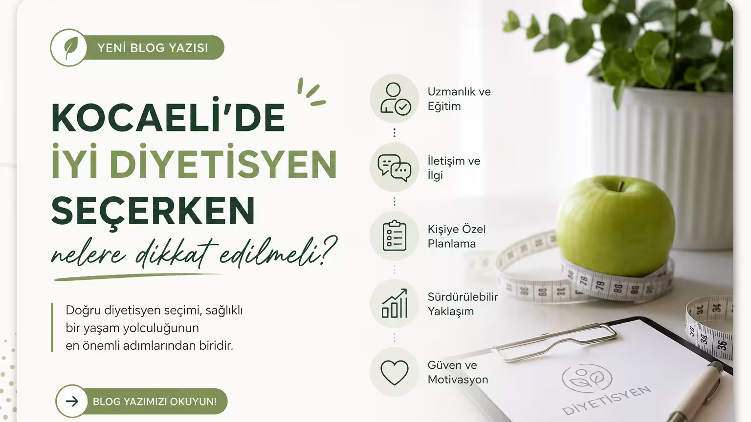 Kocaeli'de Diyetisyen Seçerken Dikkat Edilmesi Gerekenler