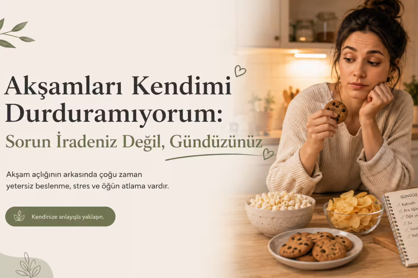 Akşamları Kendimi Durduramıyorum: Sorun İradeniz Değil, Gündüzünüz
