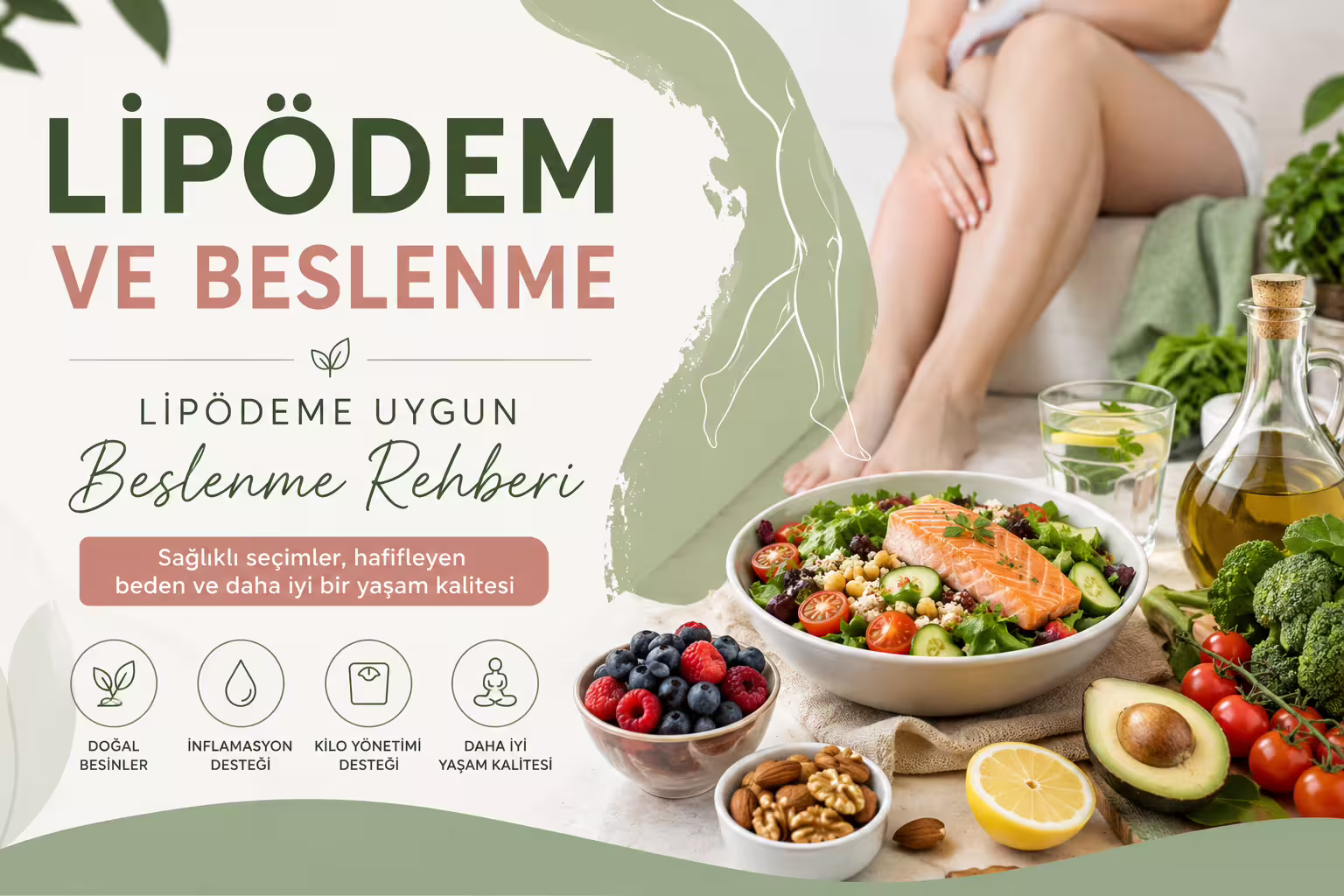 Lipödem ve Beslenme: Lipödeme Uygun Beslenme Rehberi